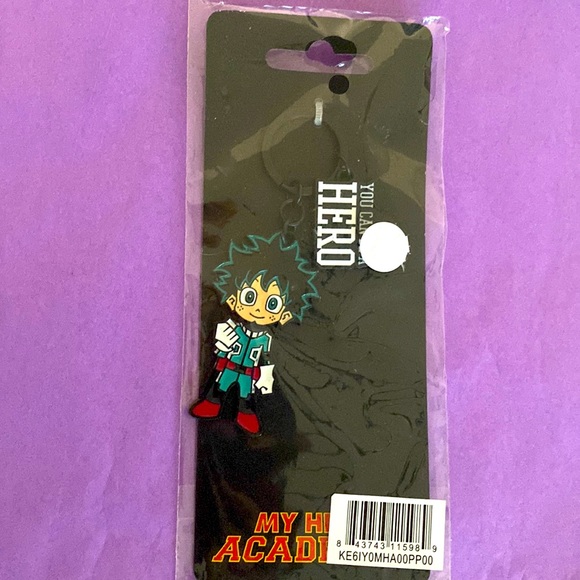 NWT My Hero Academia Izuku Midoriya Enamel Keychain - Picture 4 of 4